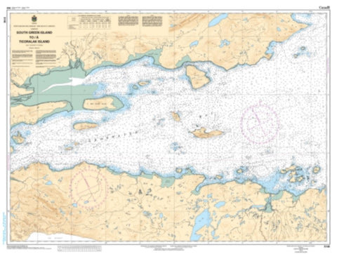 Buy map South Green Island to/a Ticoralak Island by Canadian Hydrographic Service