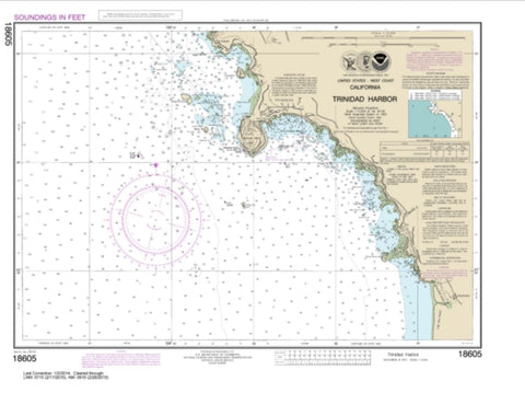 Buy map Trinidad Harbor (18605-13) by NOAA