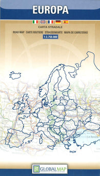 Buy map Europe by Litografia Artistica Cartografica