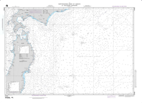 Buy map Northern Coast Of Honshu And Southern Hokkaido (NGA-97005-9) by National Geospatial-Intelligence Agency