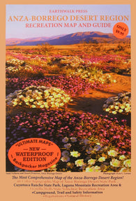 Buy map Anza-Borrego Desert Region, California, waterproof by Earthwalk Press