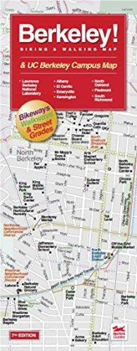 Buy map Berkeley! biking & walking map : & UC Berkeley campus map