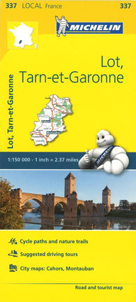 Buy map Michelin: Lot, Tarn Et Garonne, France Road and Tourist Map by Michelin Travel Partner
