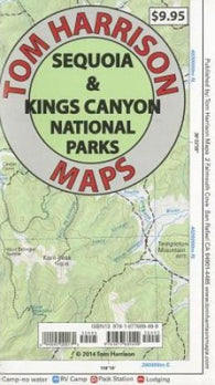 Buy map Sequoia and Kings Canyon National Parks Recreation Map by Tom Harrison Maps