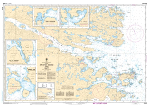 Buy map St. Lewis Sound and/et Inlet by Canadian Hydrographic Service