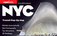 Buy map NYC : transit pop-up map