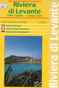 Buy map Riviera di Levante, Italy by Litografia Artistica Cartografica