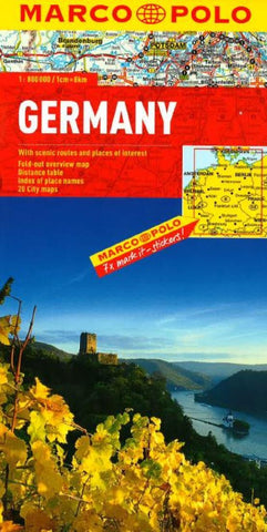 Buy map Germany by Marco Polo Travel Publishing Ltd