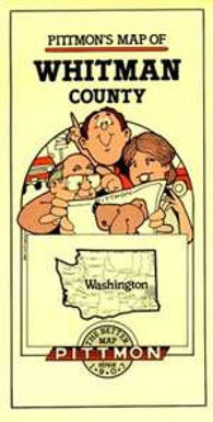 Buy map Whitman County, Washington by Pittmon Map Company