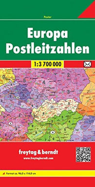 Buy map Europe, Postal Codes by Freytag-Berndt und Artaria