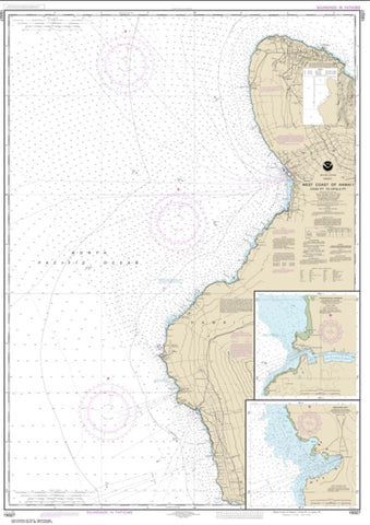 Buy map West Coast of Hawai‘i Cook Point to Upolu Point; Keauhou Bay; Honokohau Harbor (19327-11) by NOAA
