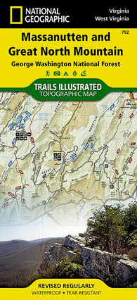 Buy map Massanutten and Great North Mountain : George Washington National Forest