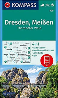 Buy map Dresden - Meißen Tharandter Wald