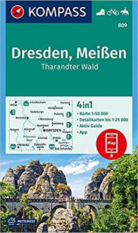 Buy map Dresden - Meißen Tharandter Wald