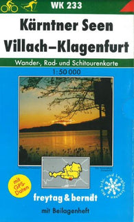 Buy map Kärntner Seen, Villach, Klagenfurt, WK 233 by Freytag-Berndt und Artaria