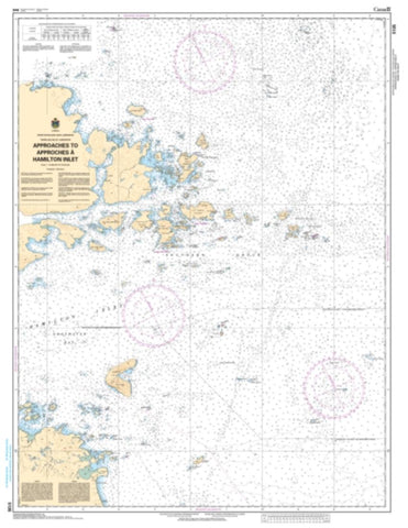 Buy map Approaches to Hamilton Inlet, Tumbledown Dick Island to Quaker Hat by Canadian Hydrographic Service