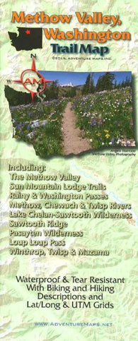 Buy map Methow Valley, WA, Trail Map by Adventure Maps