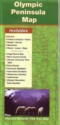 Buy map Olympic Peninsula Road Map