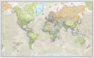 Buy map Classic World Map - Front Sheet Lamination - Medium