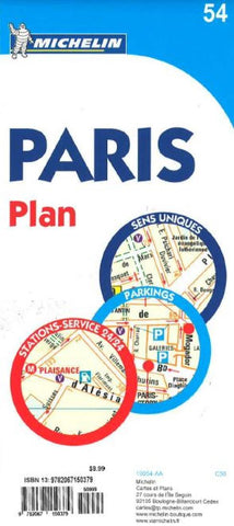 Buy map Paris, France (54) by Michelin Maps and Guides