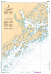 Buy map Ile de la Grande Passe aux/to Iles Bun by Canadian Hydrographic Service