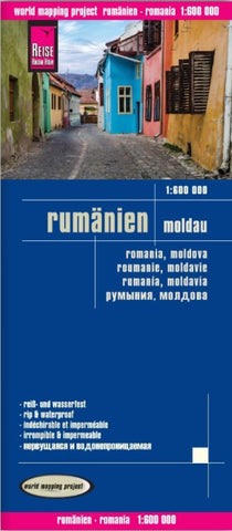 Buy map Romania & Moldova by Reise Know-How Verlag