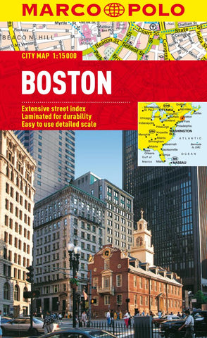 Buy map Boston, Massachusetts by Marco Polo Travel Publishing Ltd