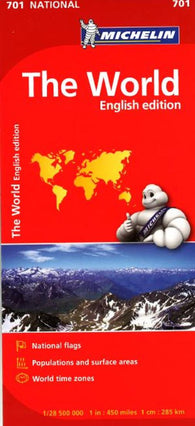 Buy map World, Political with Flags (701) by Michelin Maps and Guides