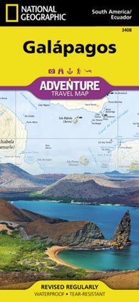 Buy map Galapagos (National Geographic Adventure Map)