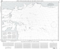 Buy map Great Circle Sailing Chart Of The North Pacific Ocean (NGA-56-38) by National Geospatial-Intelligence Agency