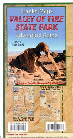 Buy map Valley of Fire State Park Adventure Guide, Folded Map