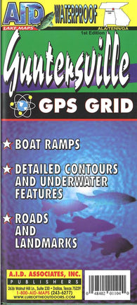Buy map Guntersville Fishing Map