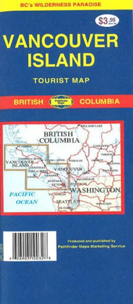 Buy map Vancouver Island, Canada by GM Johnson