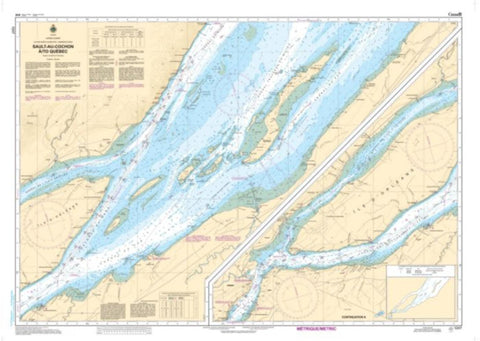 Buy map Sault-au-Cochon a/to Quebec by Canadian Hydrographic Service
