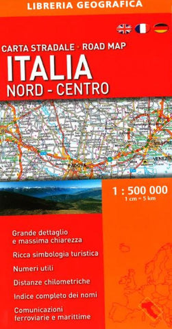 Buy map Italy, North-Central, Road Map by Libreria Geografica