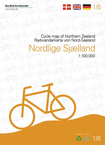 Buy map Northern Zealand - Denmark cycle map
