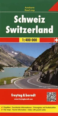 Buy map Switzerland by Freytag-Berndt und Artaria