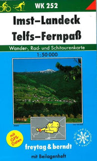 Buy map Imst-Landeck-Telfs-Fernpass, WK 252 by Freytag-Berndt und Artaria