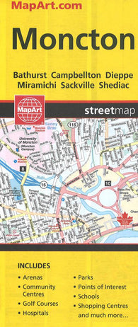 Buy map Moncton, NB City Map