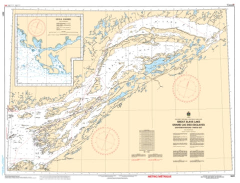 Buy map Great Slave Lake/Grand Lac des Esclaves, Eastern Portion/Partie Est by Canadian Hydrographic Service