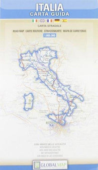 Buy map Italy, Road Map by Litografia Artistica Cartografica
