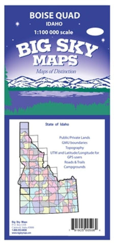 Buy map Boise, Idaho, Quad by Big Sky Maps