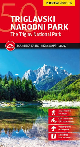 Buy map Triglav National Park Hiking Map