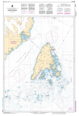 Buy map Grand Manan by Canadian Hydrographic Service