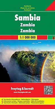 Buy map Zambia by Freytag-Berndt und Artaria
