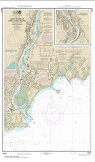 Buy map North Shore of Long Island Sound Housatonic River and Milford Harbor (12370-21) by NOAA
