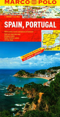 Buy map Spain and Portugal by Marco Polo Travel Publishing Ltd