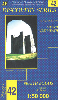 Buy map Meath, Westmeath, Ireland Discovery Series #42