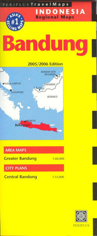 Buy map Bandung, Indonesia, regional by Periplus Editions
