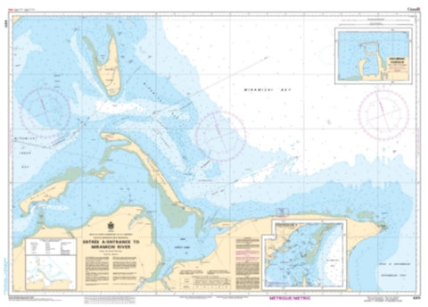 Buy map Entrée a/Entrance to Miramichi River by Canadian Hydrographic Service
